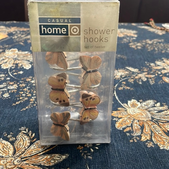 Target Other - Shower Hooks W/ Butterflies ~Brand New